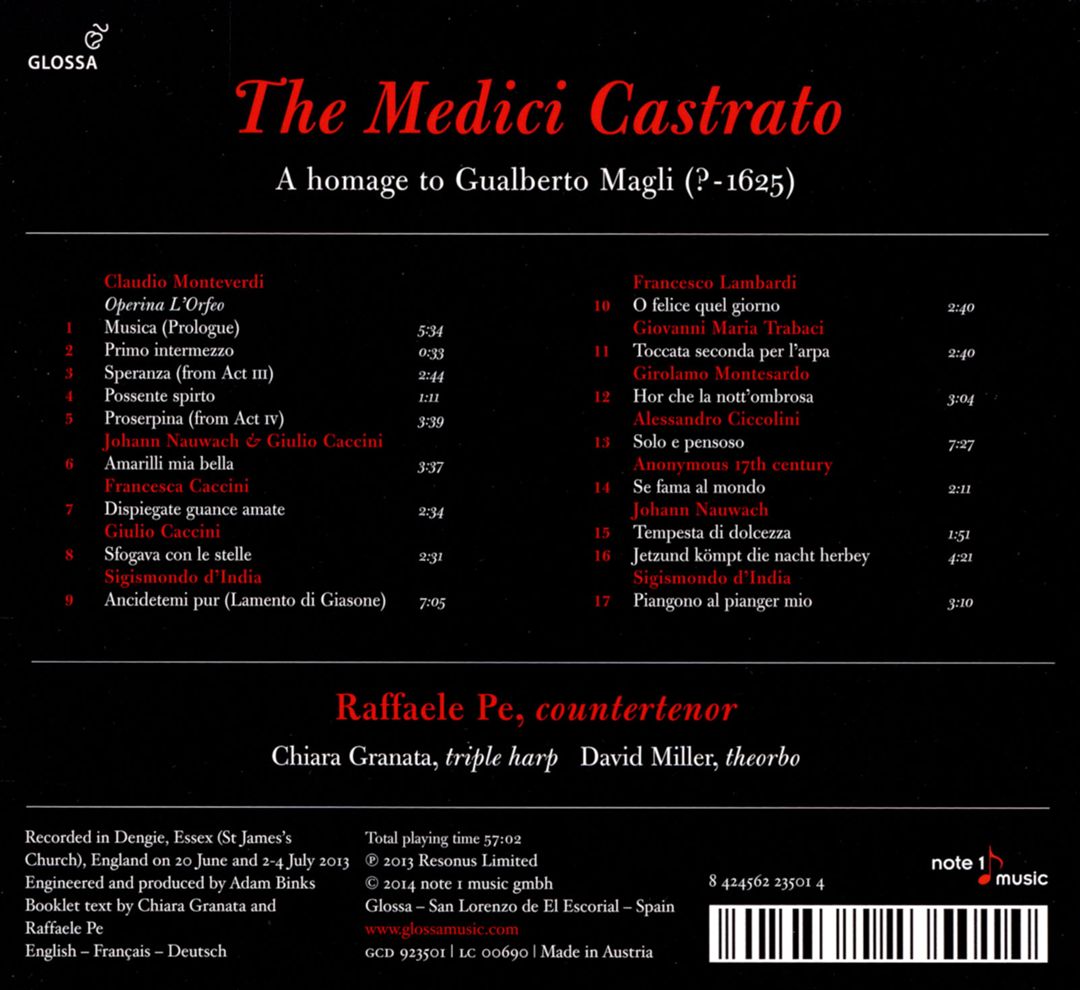 Medici Castrato cover art
