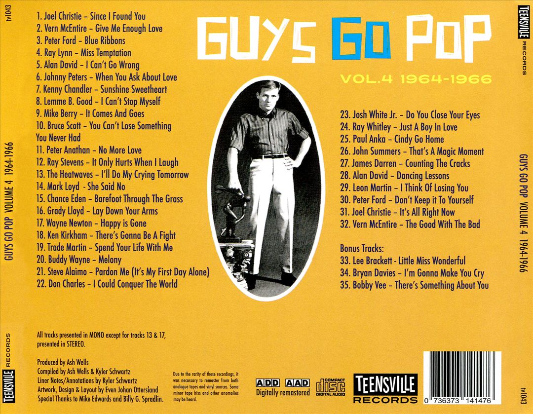 Guys Go Pop, Vol. 4 (1964-1966) cover art