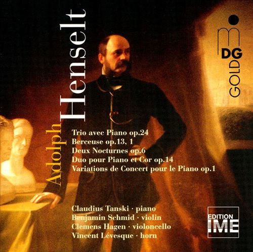 Adolph Henselt: Trio avec Piano Op. 24; Berceuse Op. 13/1; Deux Nocturnes Op. 6; Duo pour Piano et Cor Op. 14; Variations de Concert pour le Piano, Op. 1 cover art