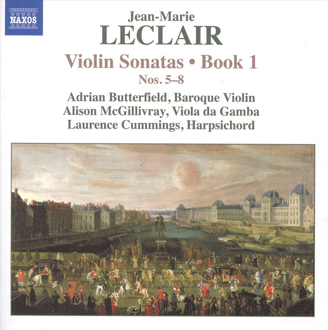 Leclair: Violin Sonatas, Book 1 cover art