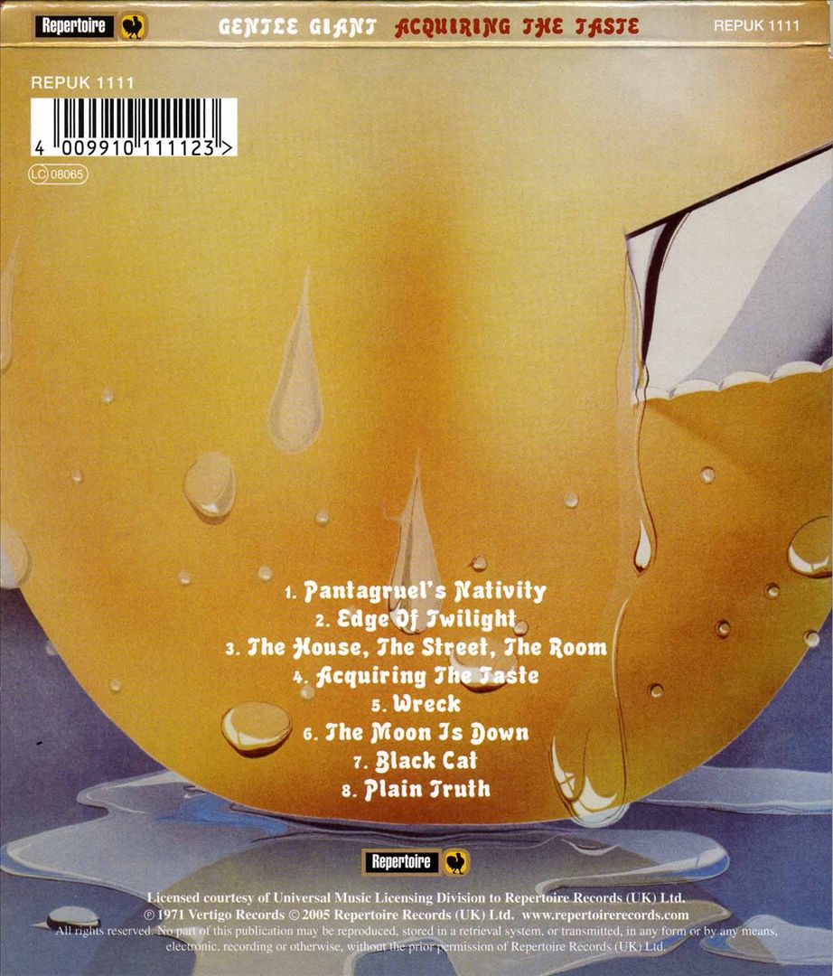Acquiring the Taste cover art