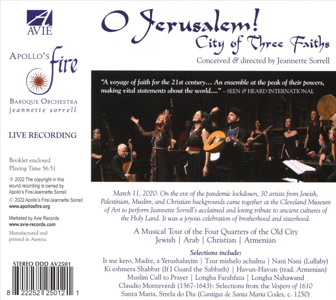 O Jerusalem! City of Three Faiths cover art