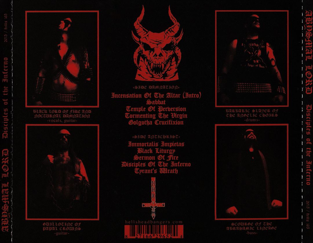 Disciples of the Inferno cover art