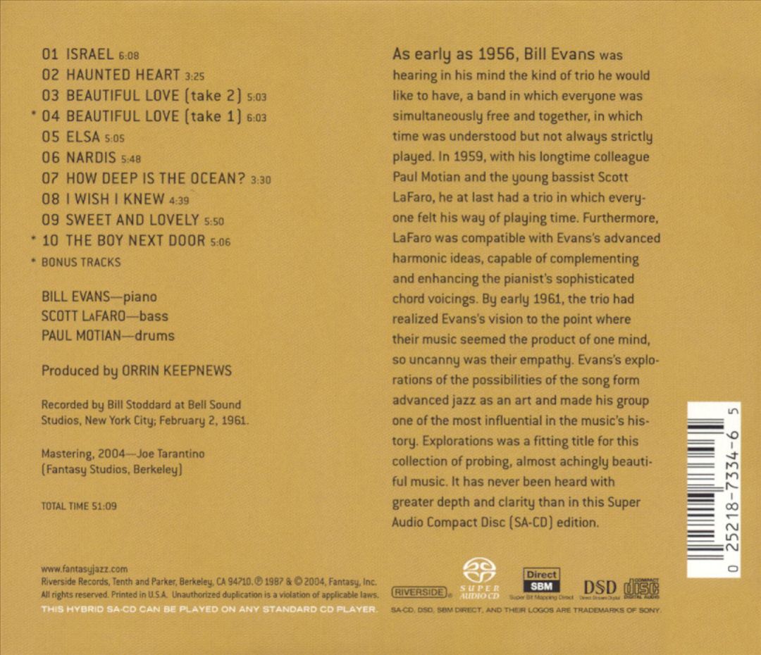 Explorations cover art
