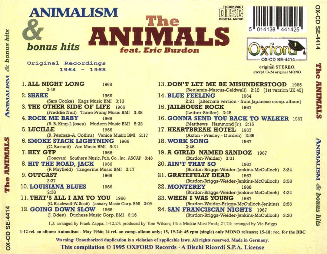 Animalism cover art