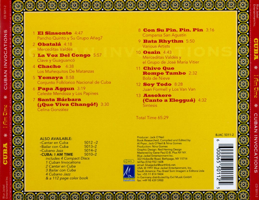 Cuba, I Am Time, Vol. 1: Cuban Invocations cover art
