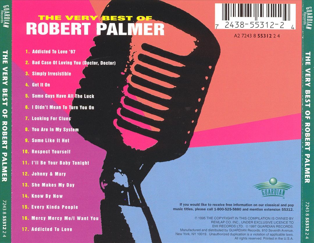 Very Best of Robert Palmer cover art