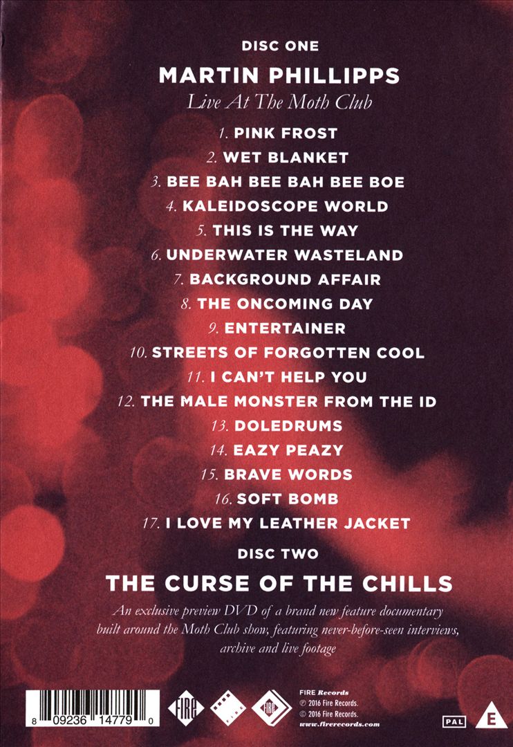 Martin Phillipps Live at the Moth Club/The Curse of the Chills cover art