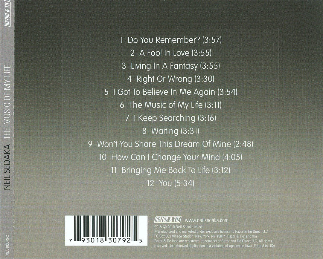 Music of My Life cover art