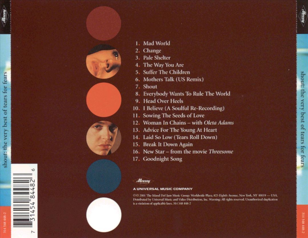 Shout: The Very Best of Tears for Fears cover art