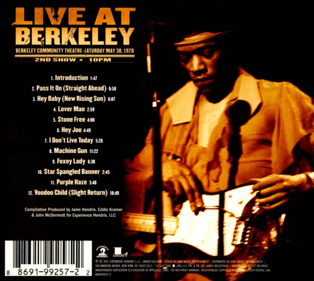 Live at Berkeley cover art