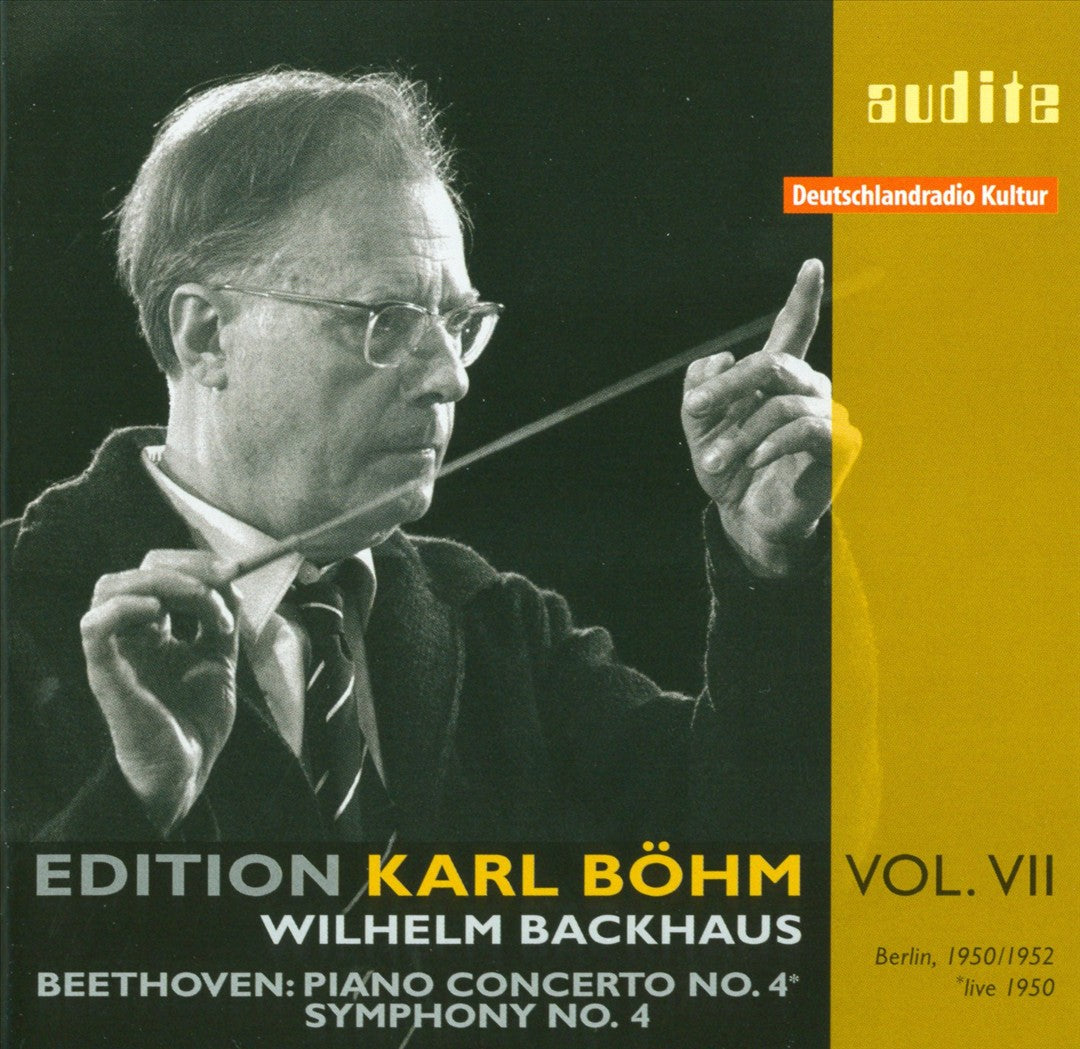 Beethoven: Piano Concerto No. 4; Symphony No. 4 cover art