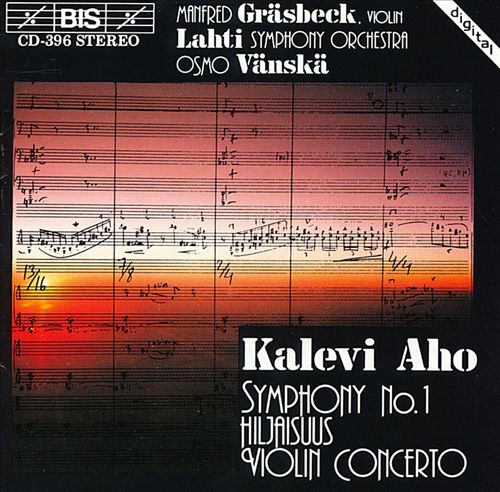 Kalevi Aho: Violin Concerto; Symphony No. 1; Hiljaisuus cover art
