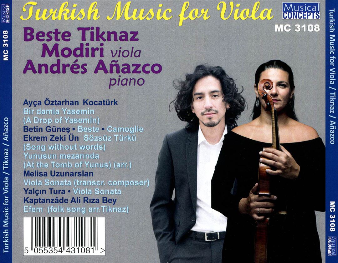 Turkish Music for Viola cover art