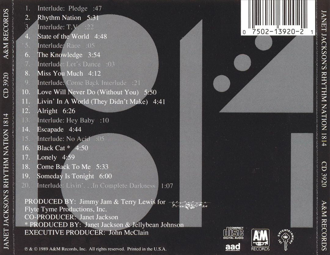 Rhythm Nation 1814 cover art