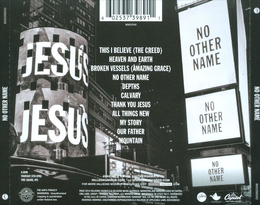 No Other Name Worship Kit cover art