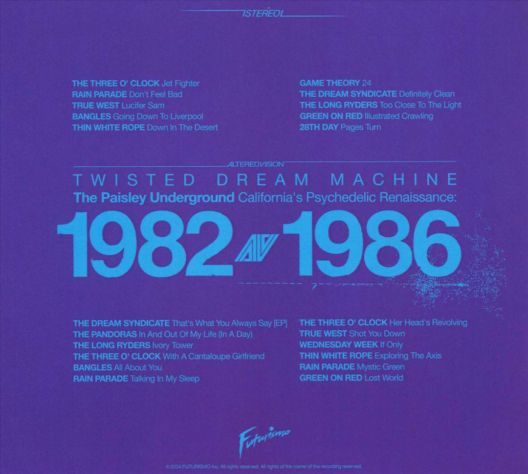 Twisted Dream Machine: The Paisley Underground - California's Psychedelic Renaissance: 1982-1986 cover art