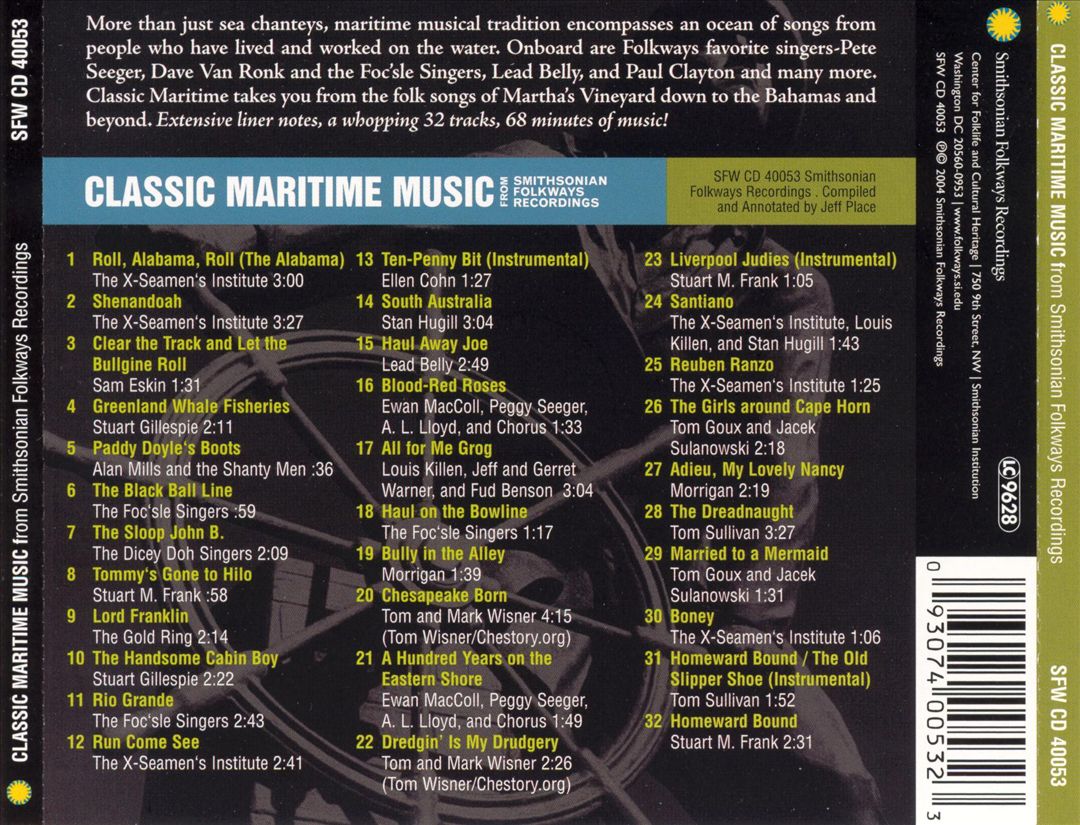 Classic Maritime Music from Smithsonian Folkways Recordings cover art