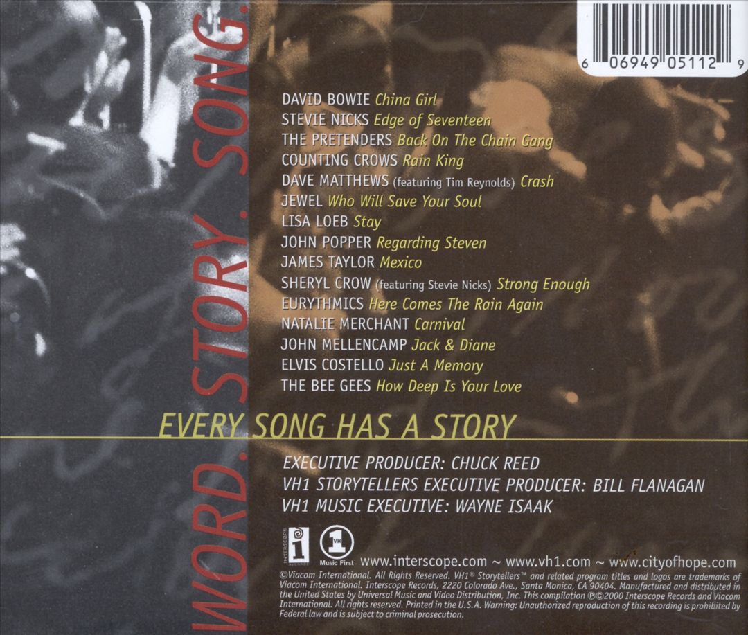 VH1 Storytellers cover art
