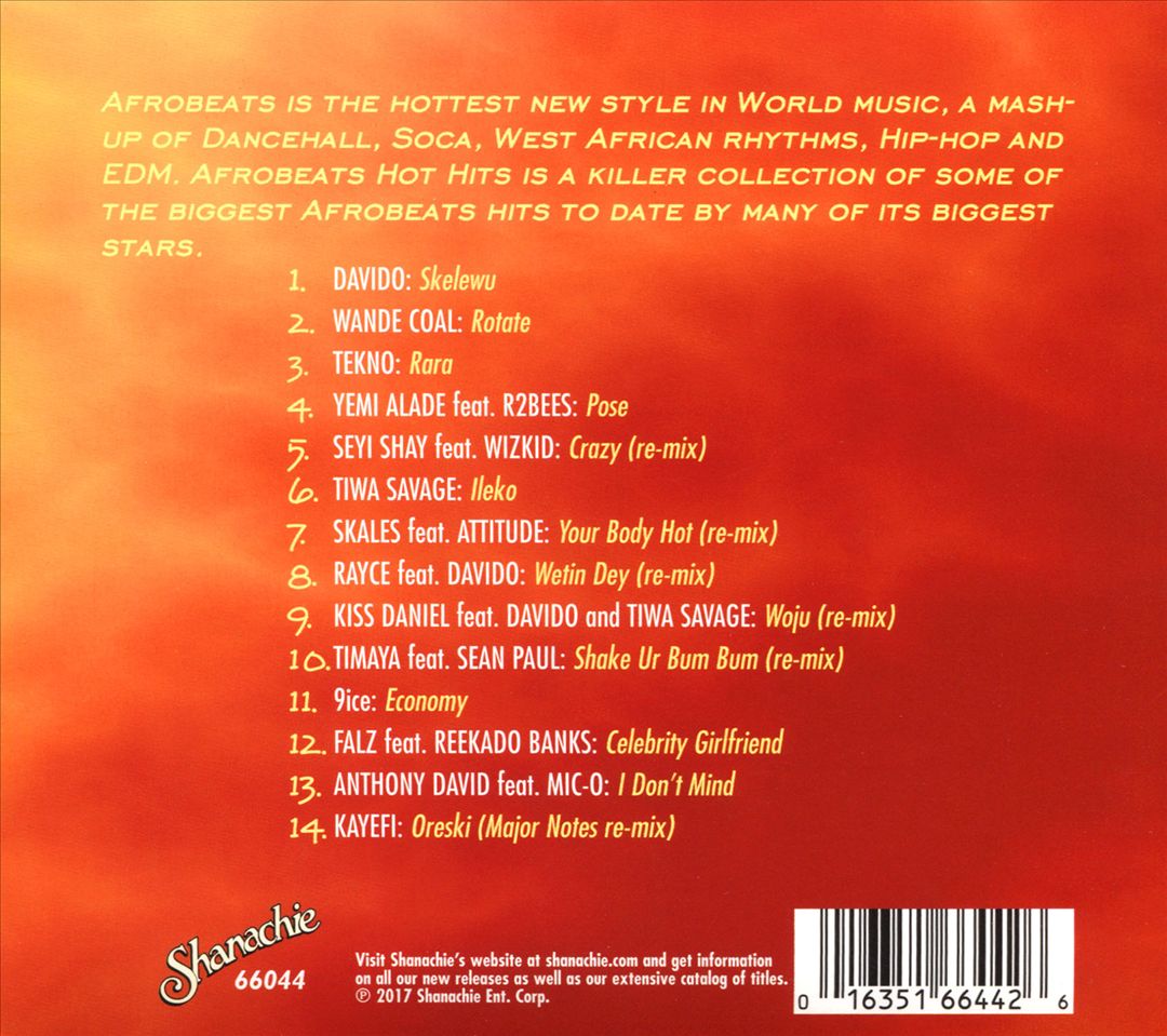 Afrobeats Hot Hits: New Urban Dance Grooves From Africa cover art