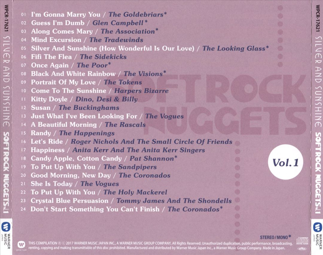 Softrock Nuggets, Vol. 1: Silver And Sunshine cover art