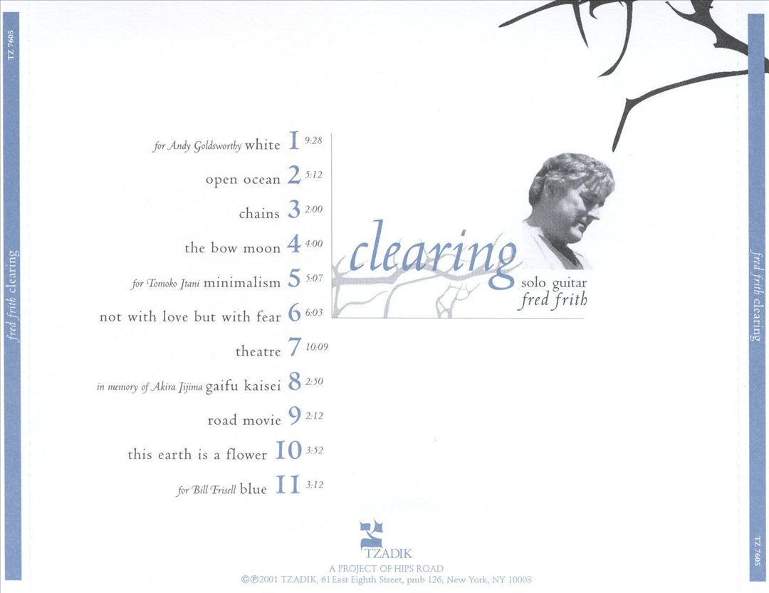 Clearing cover art