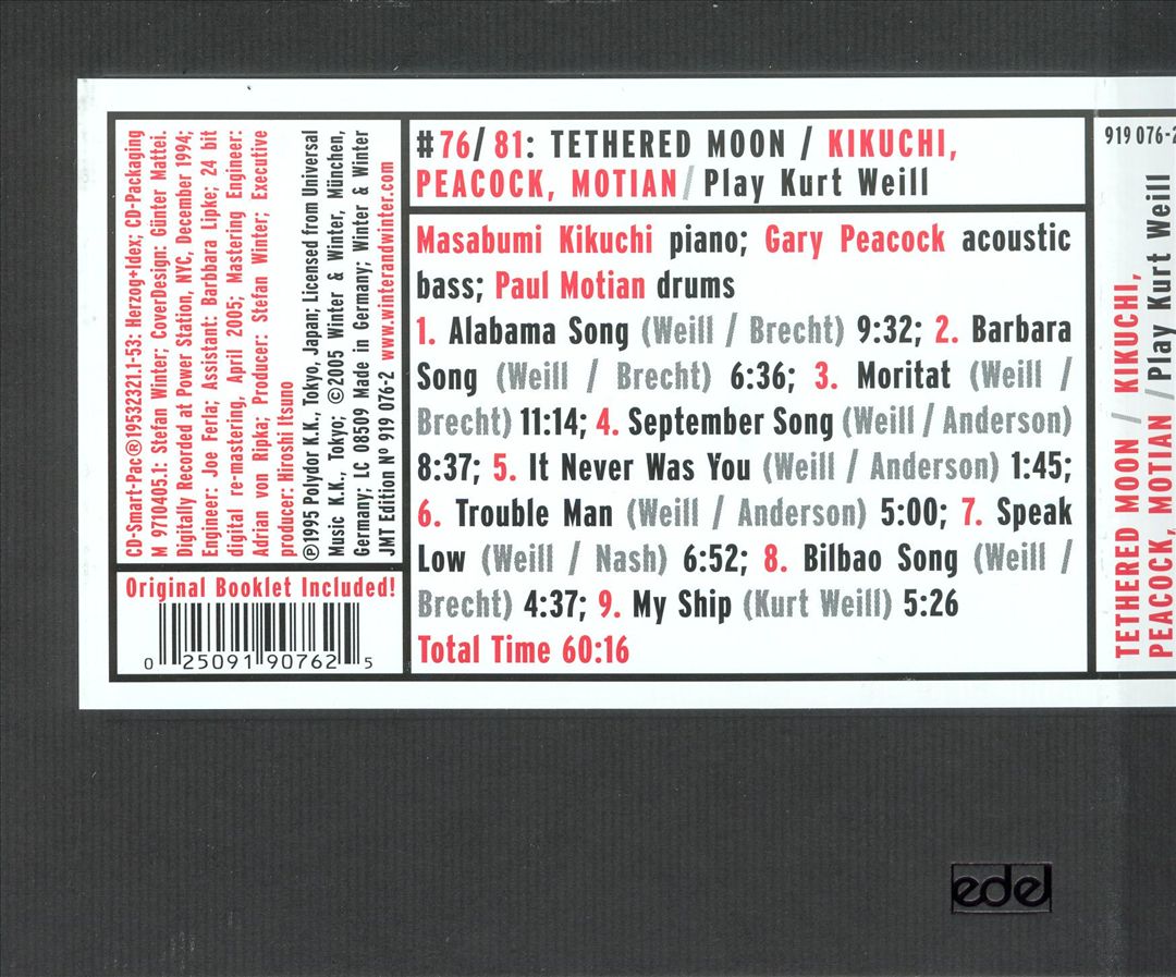 Play Kurt Weill cover art