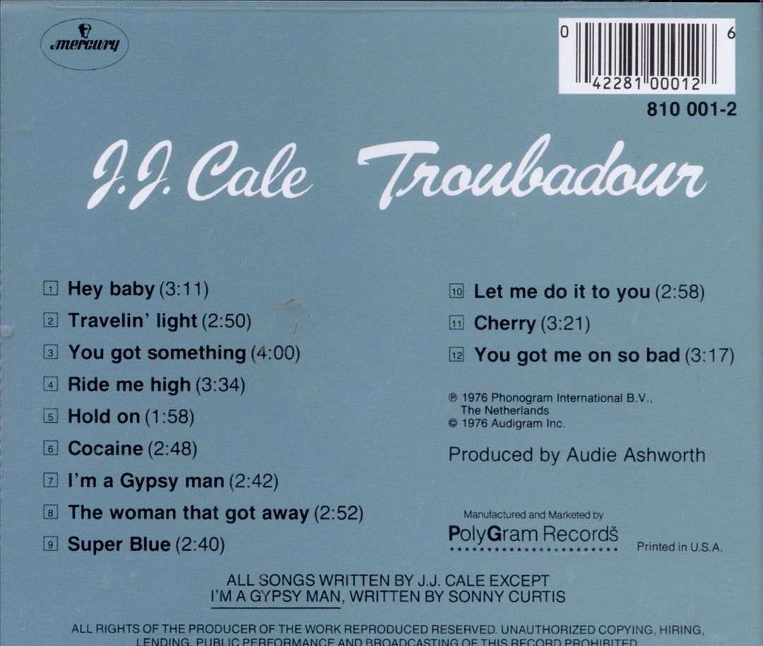 Troubadour cover art