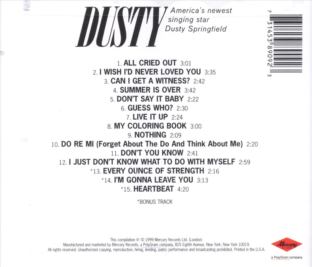 Dusty cover art