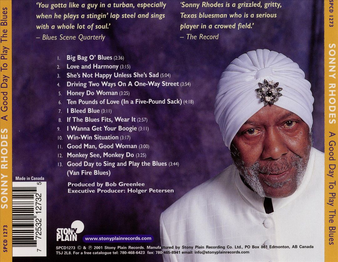 Good Day to Sing & Play the Blues cover art