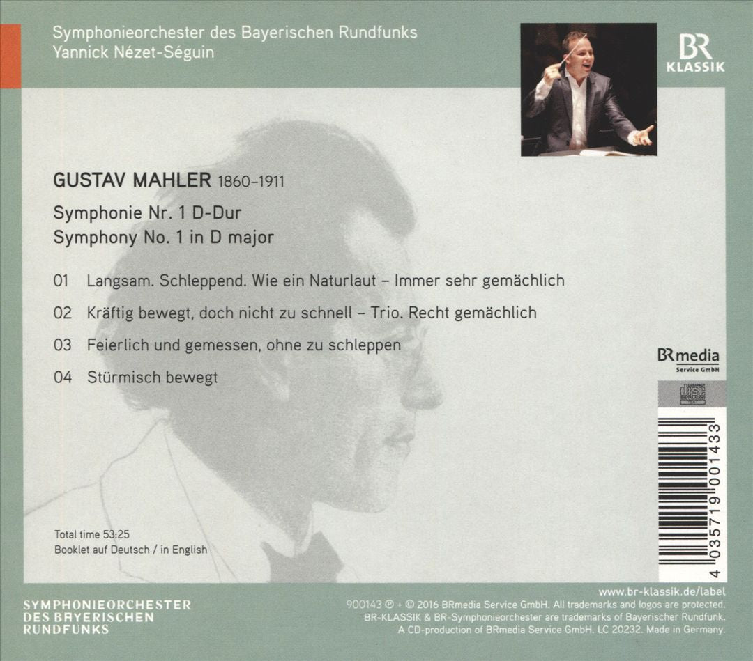 Mahler: Symphonie Nr. 1 cover art