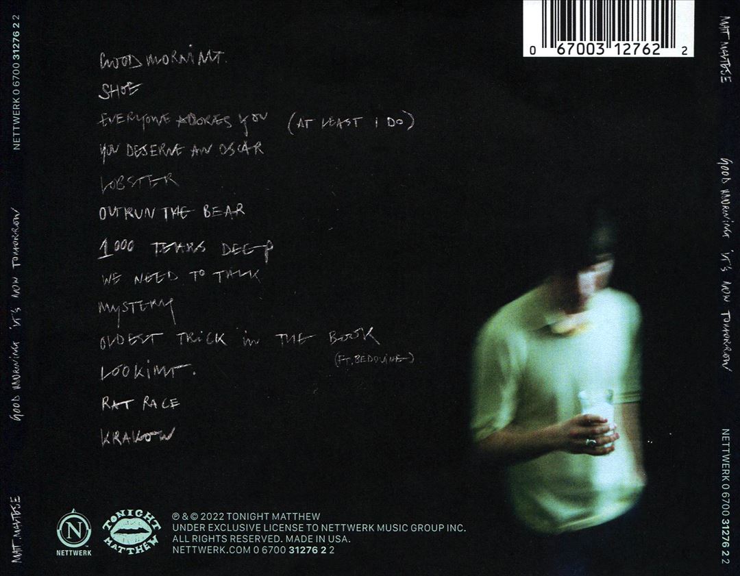Good Morning It's Now Tomorrow cover art