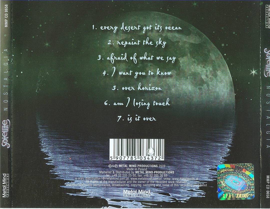 Nostalgia cover art