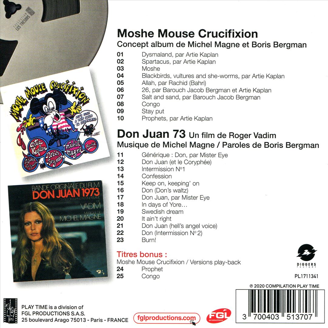 Moshe Mouse Crucifixion/Don Juan 73 cover art