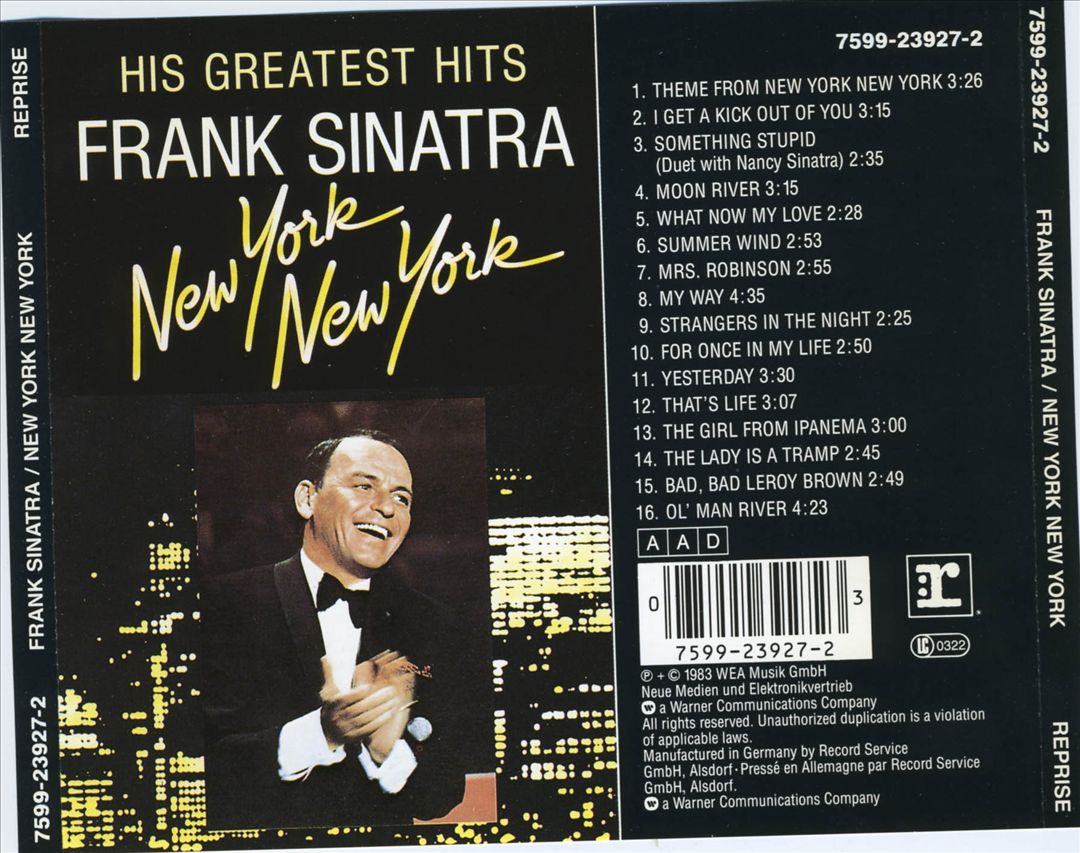 New York, New York: His Greatest Hits cover art