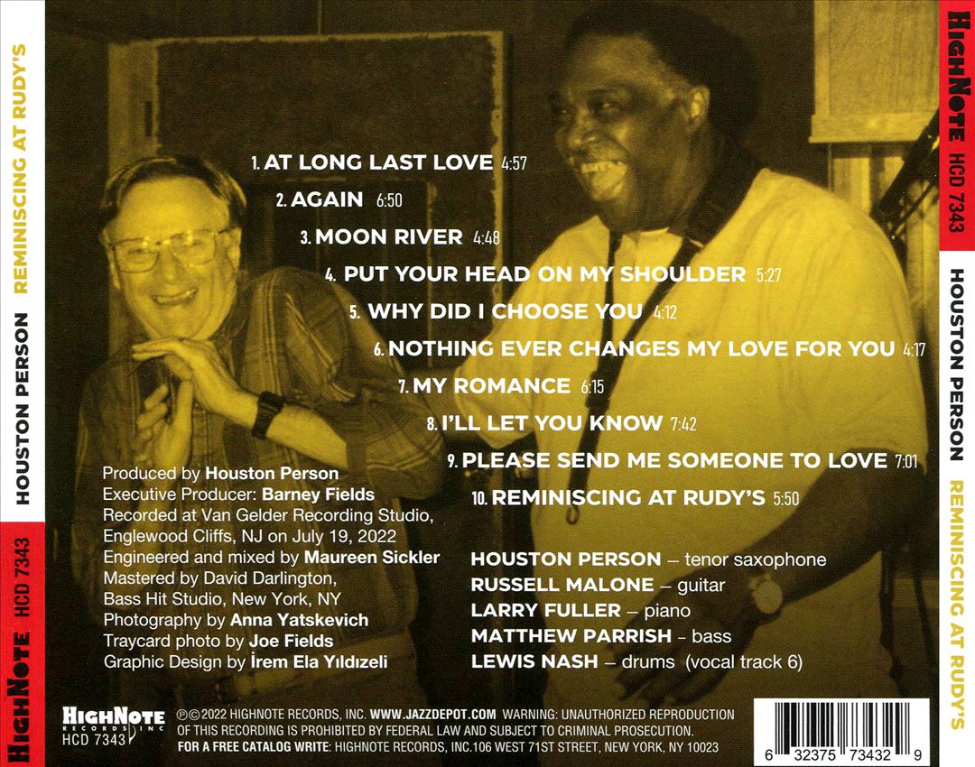 Reminiscing at Rudy's cover art