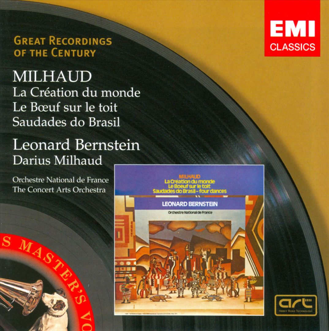 Milhaud: La Création du monde; Le Beouf sur le toit; Saudades do Brasil cover art
