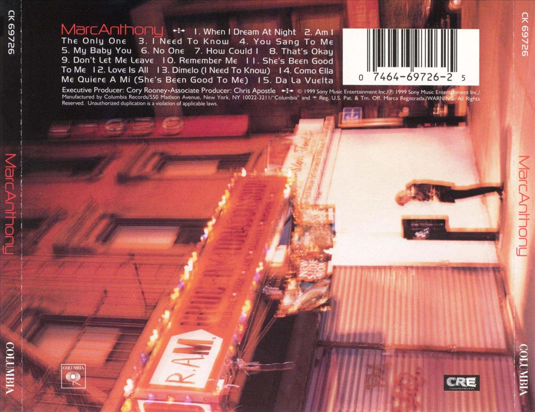 Marc Anthony cover art