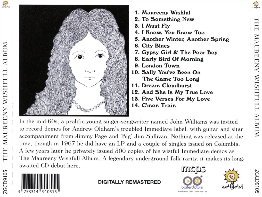 Maureeny Wishfull Album cover art