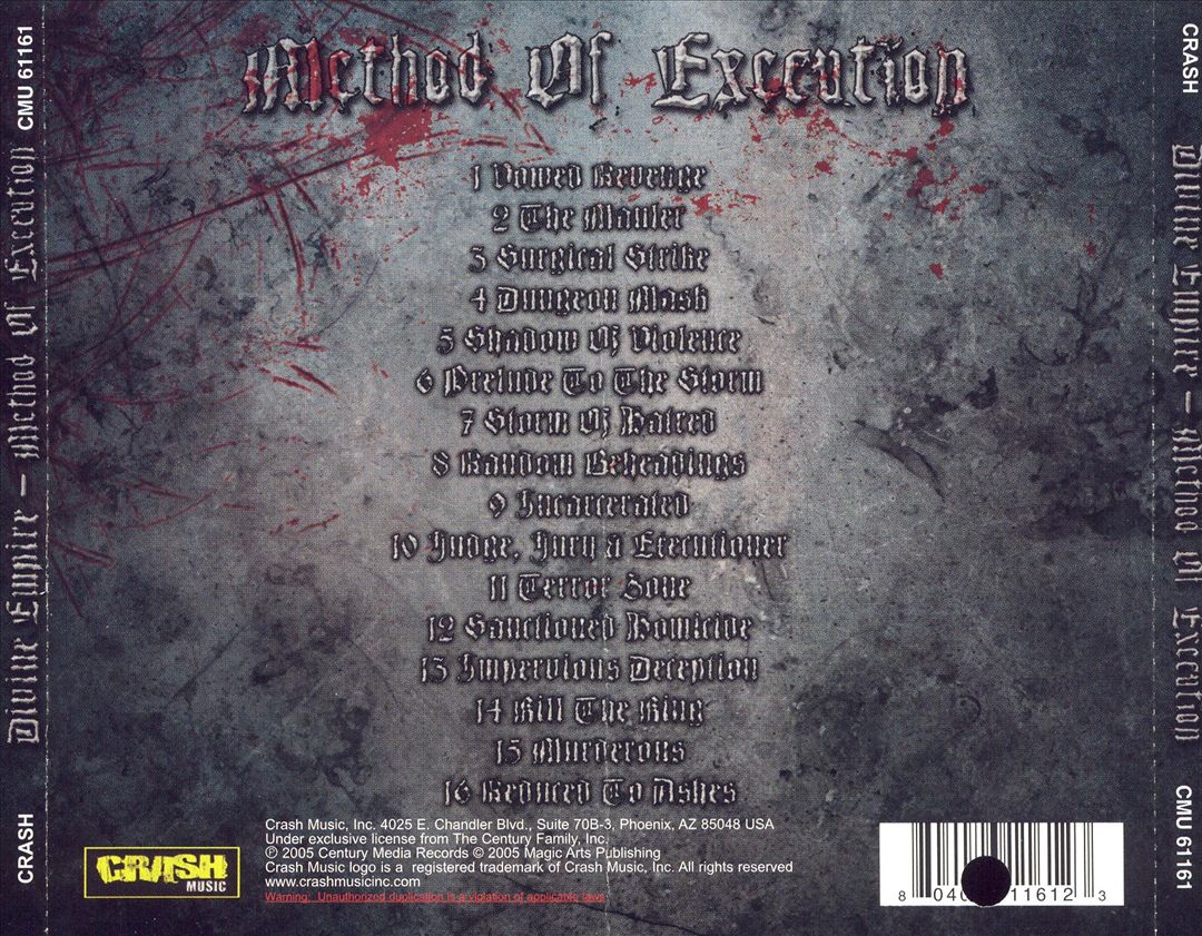 Method of Execution cover art