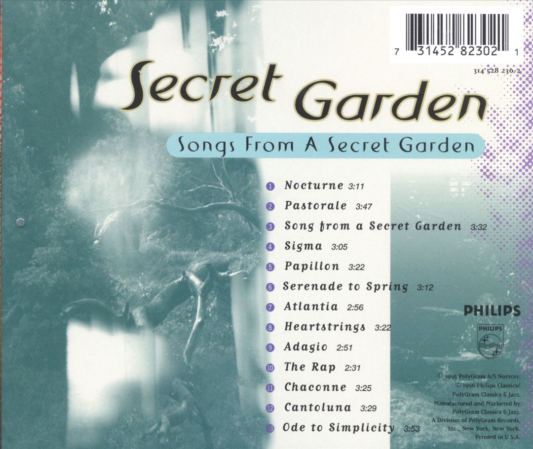 Songs from a Secret Garden cover art