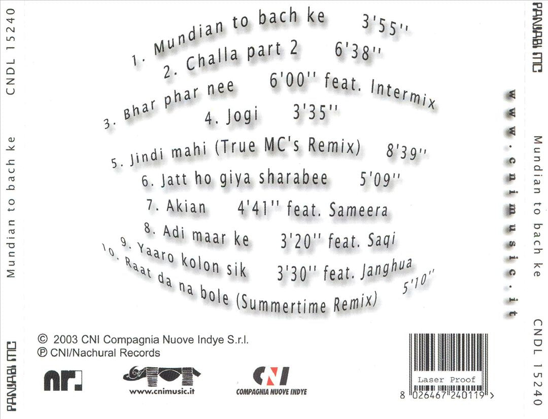 Mundian to Bach Ke cover art