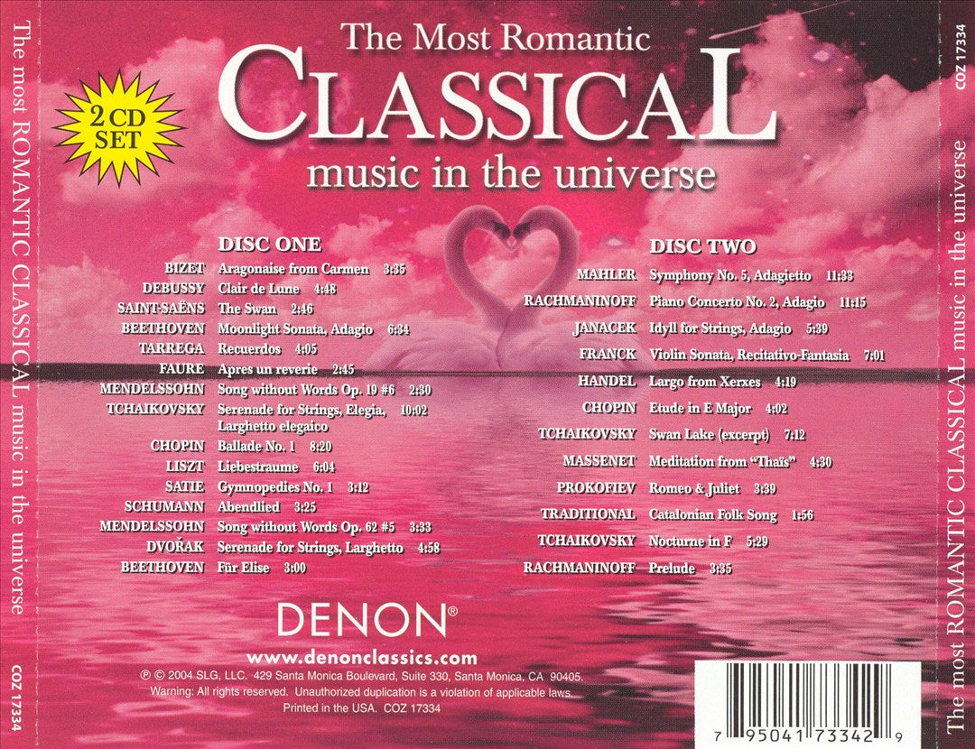 Most Romantic Classical Music in the Universe cover art