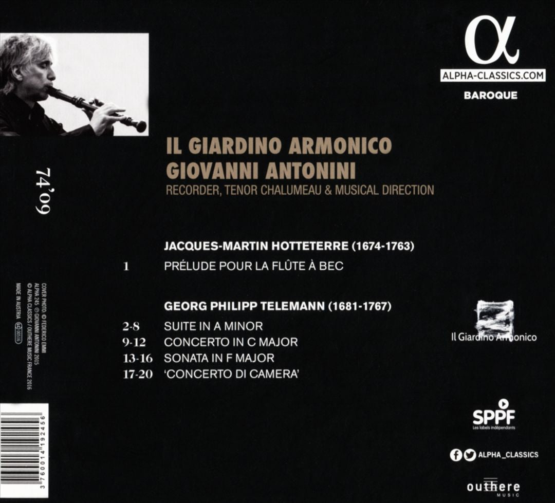 Telemann cover art