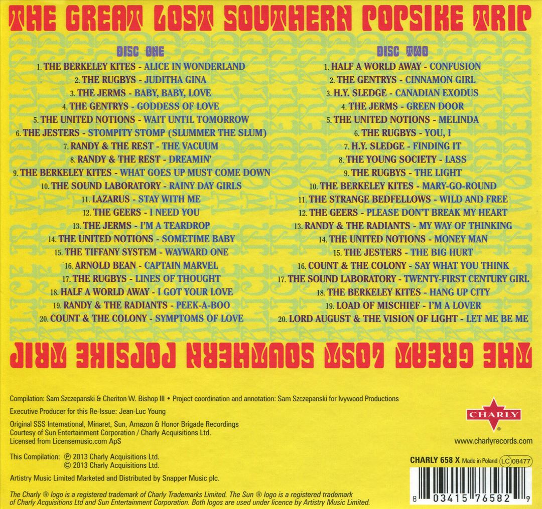 Alice In Wonderland & Other Rainy Day Girls: The Great Lost Southern Popsike Trip cover art