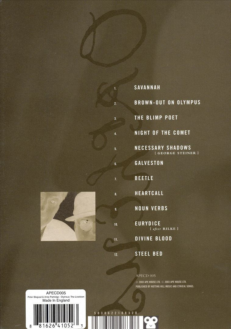 Orpheus the Lowdown cover art