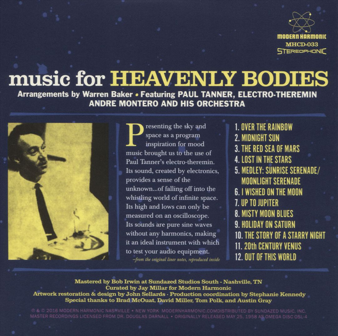 Music for Heavenly Bodies cover art