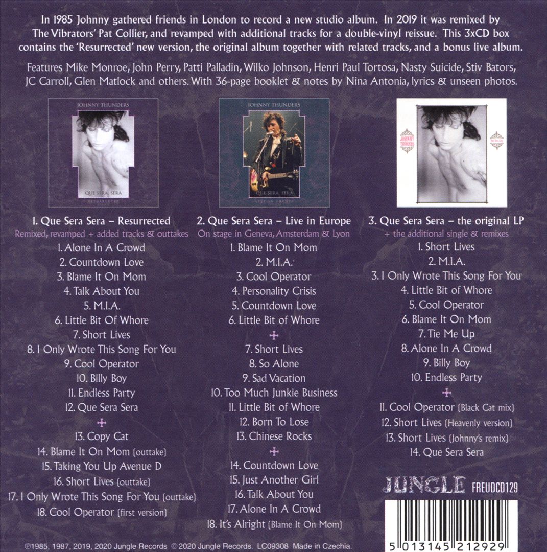 Que Sera, Sera cover art