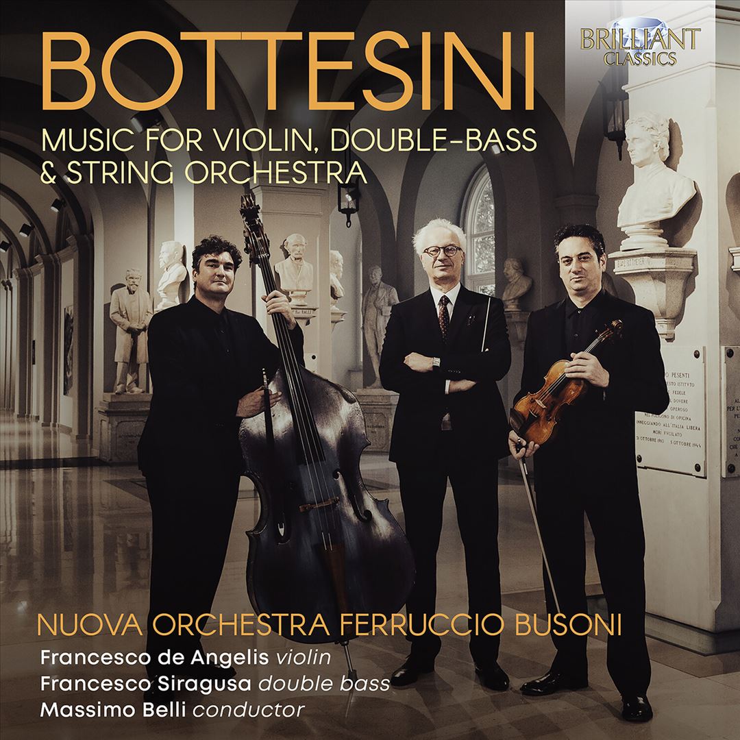 Bottesini: Music for Violin, Double-Bass & String Orchestra cover art