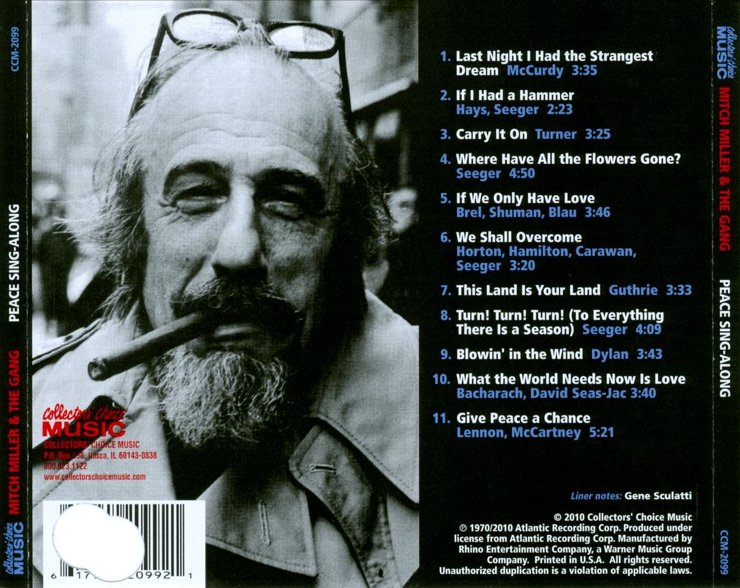 Peace Sing-Along cover art